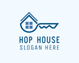 Key House Roof logo design