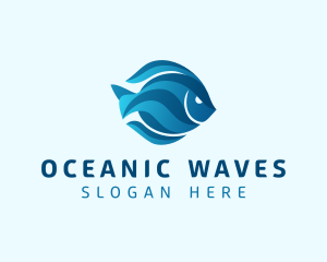 Ocean Aquatic Fish logo