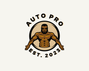 Strong Muscle Man logo