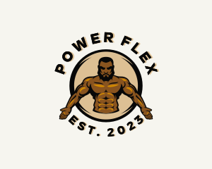 Strong Muscle Man logo