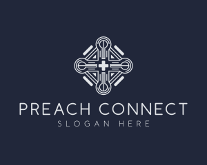 Biblical Cross Fellowship logo design