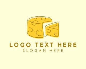 Cheese Wheel Slice logo