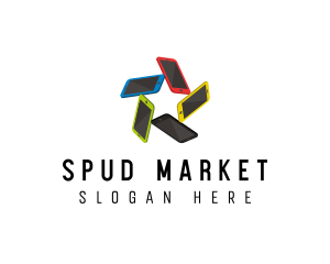 Mobile Phone Market logo design