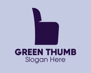 Chair Armchair Thumbs Up  logo design