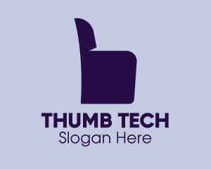 Chair Armchair Thumbs Up  logo design