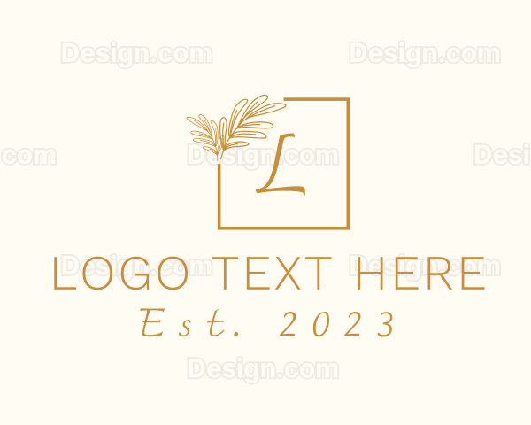 Aesthetic Floral Square Logo