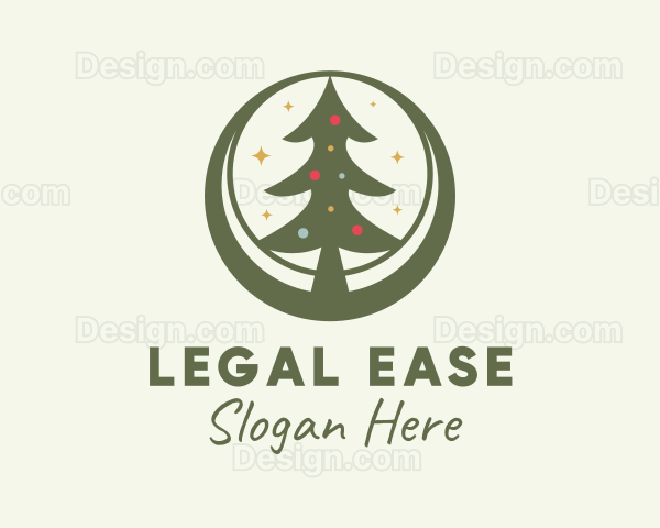 Christmas Tree Globe Logo