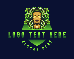 Medusa Snake Mythology logo