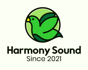 Green Nature Sparrow logo