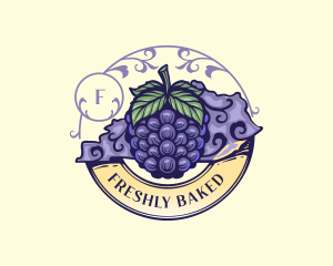 Blackberry Fruit Kentucky logo design