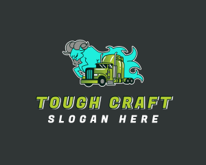 Tough Bull Trucking logo design