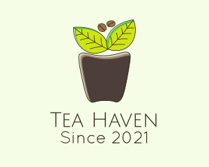 Coffee Tea Cup logo design