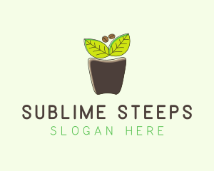 Coffee Tea Cup logo