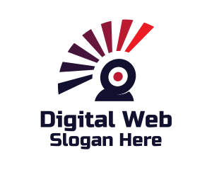 Web Cam Flash logo design