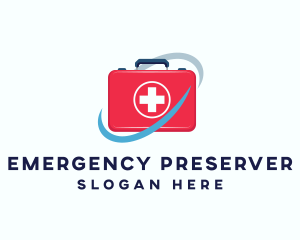 Emergency First Aid Kit logo design