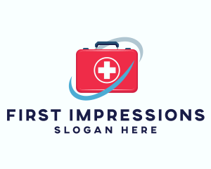 Emergency First Aid Kit logo design