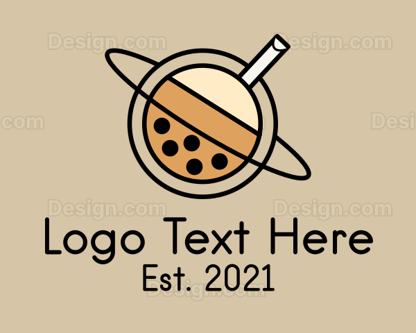 Milk Tea Planet Logo