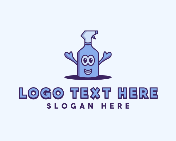 Spray logo example 3