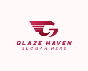 Aviation Eagle Letter G logo design