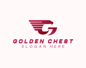 Aviation Eagle Letter G logo design