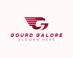 Aviation Eagle Letter G logo design