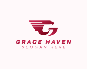 Aviation Eagle Letter G logo design