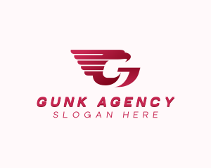 Aviation Eagle Letter G logo design