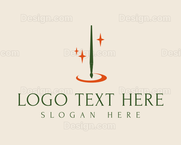 Fancy Pen Brush Logo