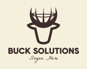 Brown Bull Globe logo design