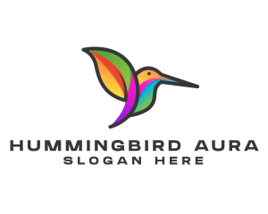 Aviary Leaf Hummingbird logo