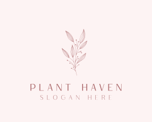 Elegant Plant Boutique logo design