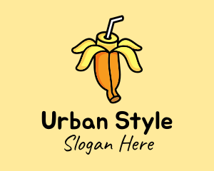 Cute Banana Smoothie logo