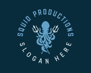 Mythical Squid Trident logo