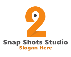 Orange Pin Number 2 Logo