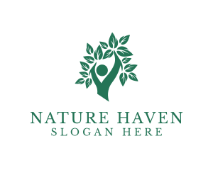 Nature Leaf Wellness  logo design