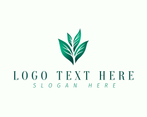 Natural Eco Leaf logo