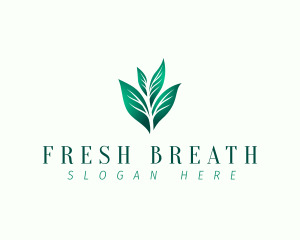 Natural Eco Leaf logo design