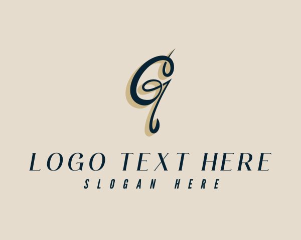 Calligraphy logo example 1