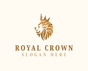 Wild Royal Lion Crown logo