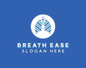 Medical Pulmonary Lungs logo design