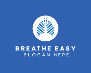 Medical Pulmonary Lungs logo design