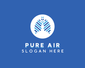 Medical Pulmonary Lungs logo design