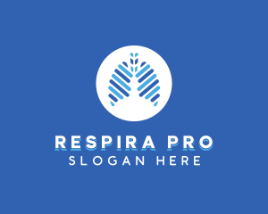 Medical Pulmonary Lungs logo design