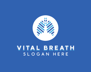 Medical Pulmonary Lungs logo design