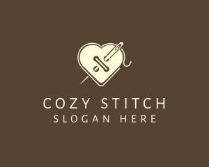 Heart Button Tailoring logo design