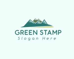 Green Mountain Scenery logo design