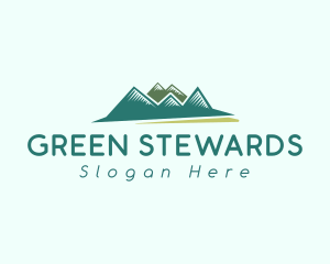 Green Mountain Scenery logo design