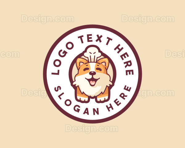 Chef Dog Pet Logo