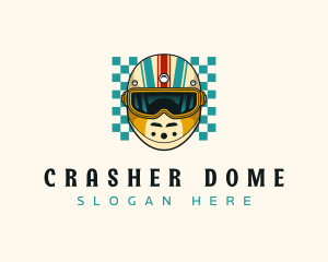 Retro Rider Helmet logo