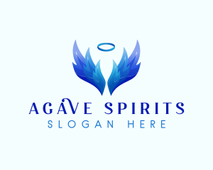 Guardian Angel Wings logo design